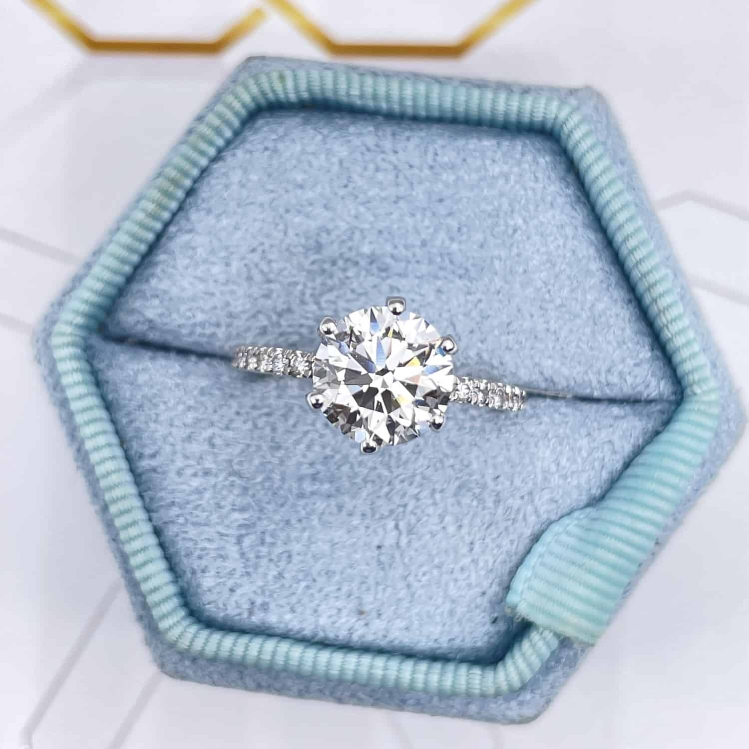 Men's Silver 925 Original Brilliant Cut 6 Carat Diamond Test Past D Color  Moissanite Ring For Boyfriend Gift Gemstone Jewelry - Rings - AliExpress