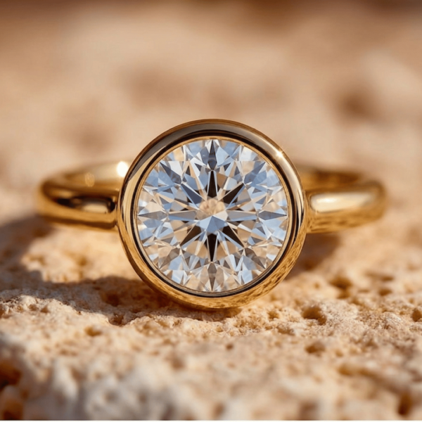 Bezel Setting Diamond Ring