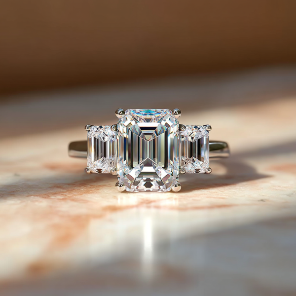 3 diamonds ring