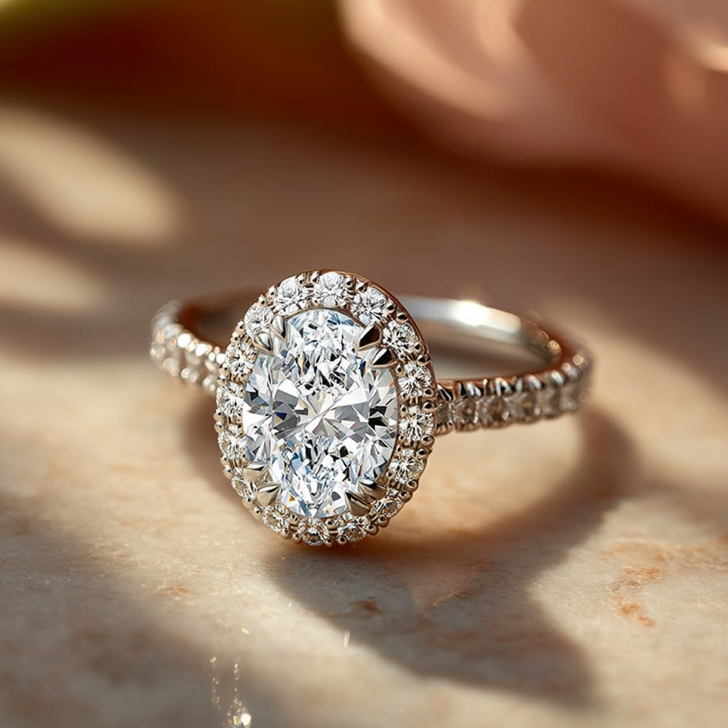 halo style ring
