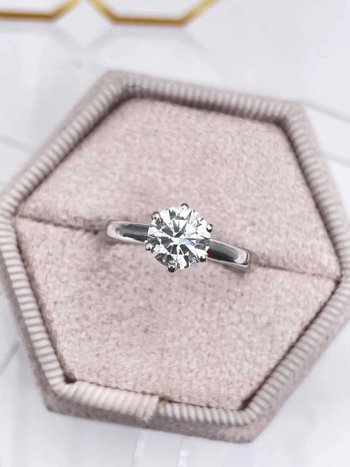 six prong engagement ring