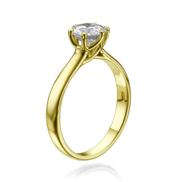 six prong engagement ring