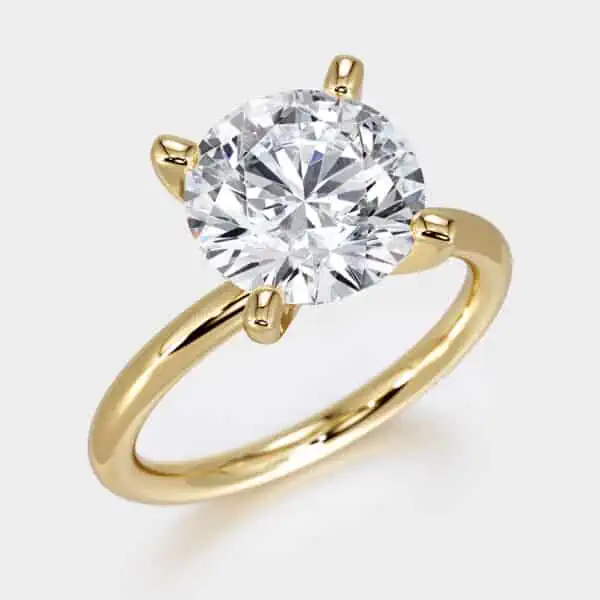 4 Prong Solitaire Engagement Ring