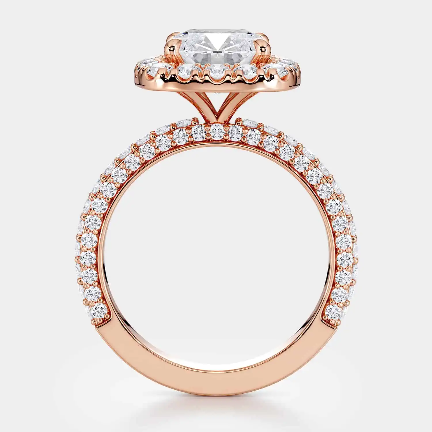 Ariel Jewelry | 2.68 Carat Cushion Cut Lab Diamond Engagement Ring 2.68 Carat Cushion Cut Lab Diamond Engagement Ring - Image 4