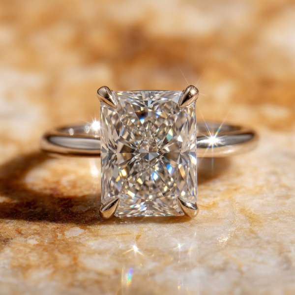 radiant cut diamond ring