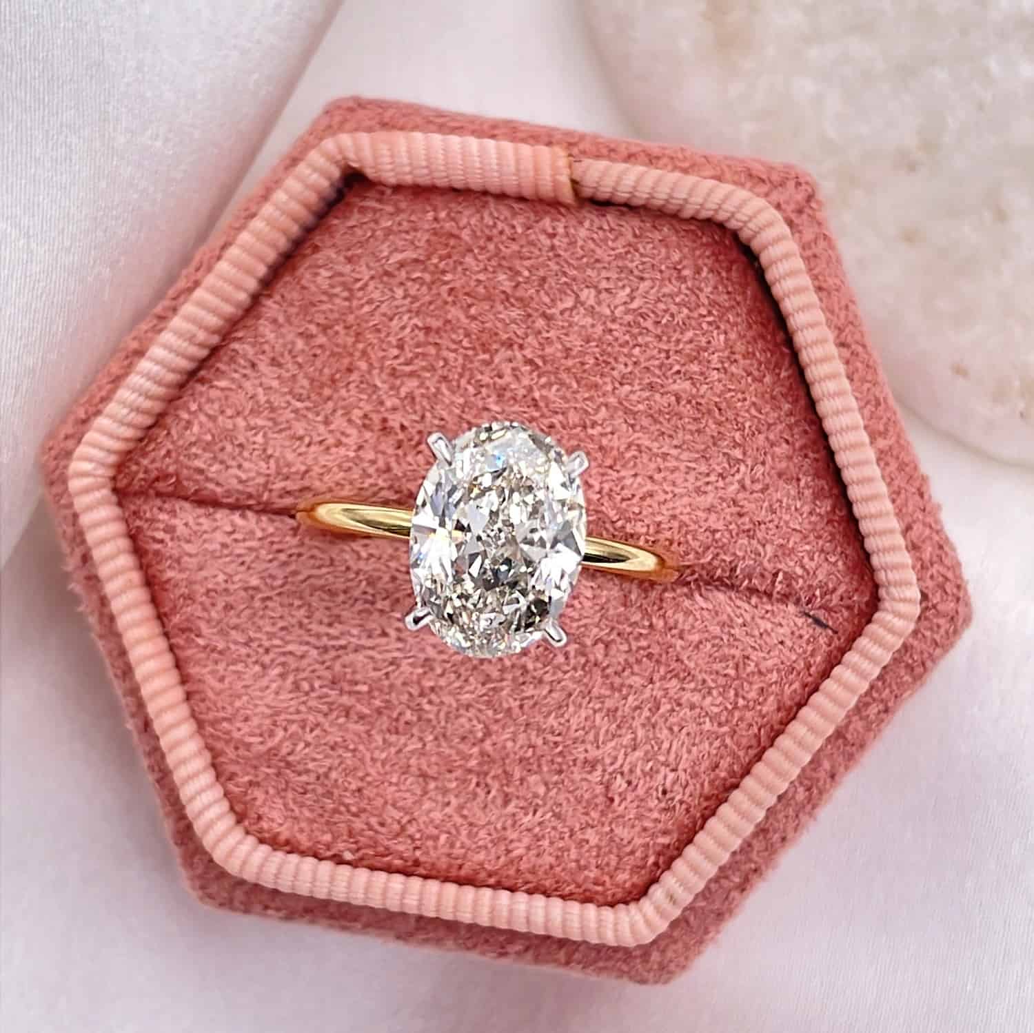 1990s Vintage Estate GIA 3 Carat Cushion Cut Diamond Engagement Ring –  Bella Rosa Galleries