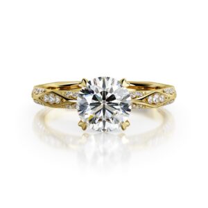 Yellow Gold 14k Diamond Engagement Ring