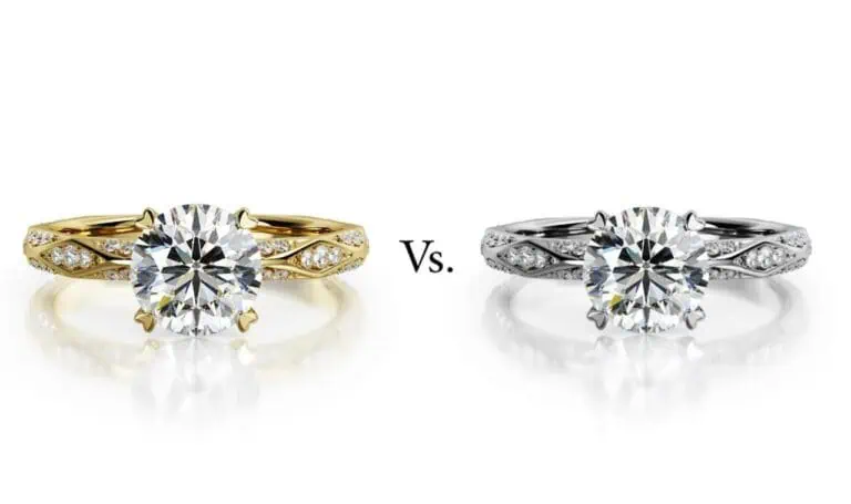 : Diamonds in White Gold vs Yellow Gold