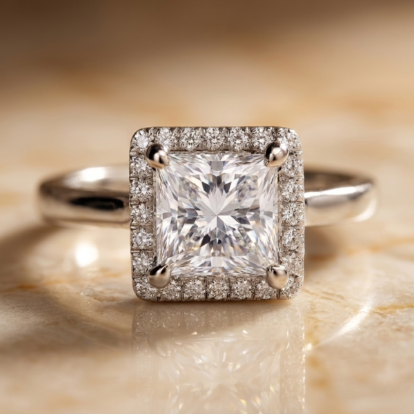 princess cut 2 carat lab diamond