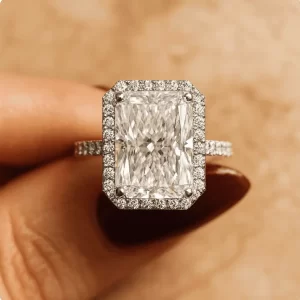 Ariel Jewelry | 3 Carat Radiant Cut Engagement Ring Solitaire Ring