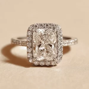 Ariel Jewelry | 3 Carat Radiant Cut Engagement Ring Solitaire Ring