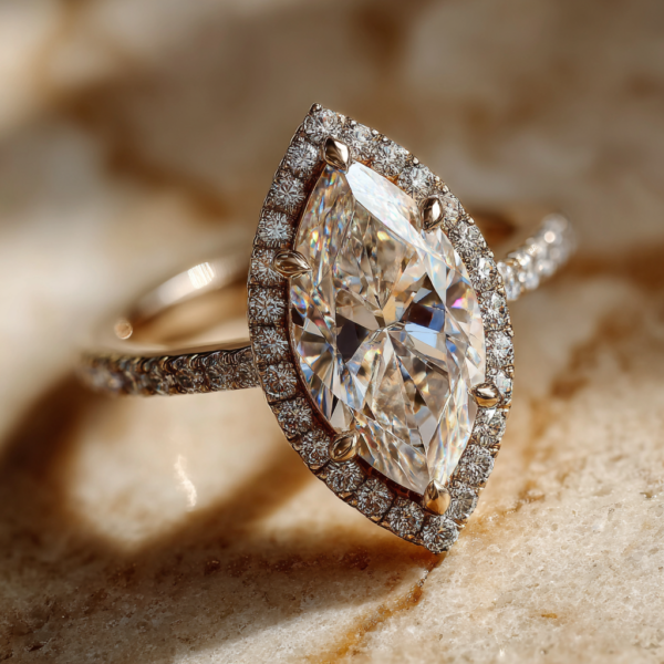 marques halo Engagement ring